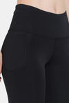 Zelocity Quick Dry Gym Leggings - Jet Black — thumbnail 5